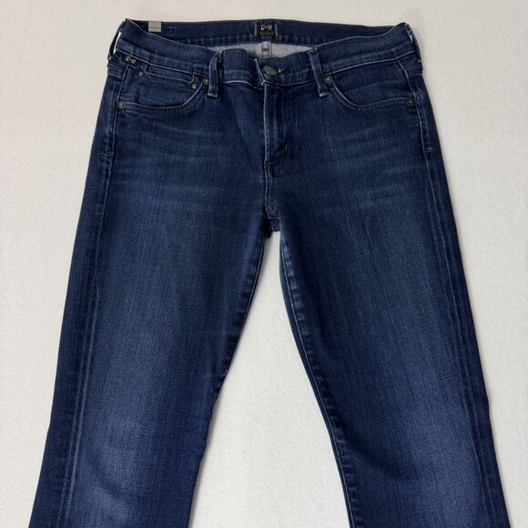 Citizens of Humanity Womens Dark Wash Bootcut Flare Jeans Sz 27 Mid Rise Stretch - Picture 14 of 16